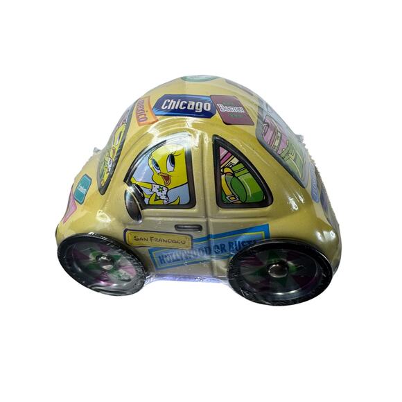 1970s Warner Brothers Gummi Bears Storage Volkswagon Bug w/Tweety and Taz - Picture 1 of 6